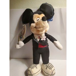 Vintage Disney Sixty Years Mickey Mouse Applause Plush Tuxedo 11''